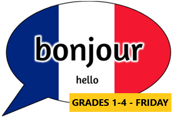 French Conversational-Juniors – Grades 1-4 – Online